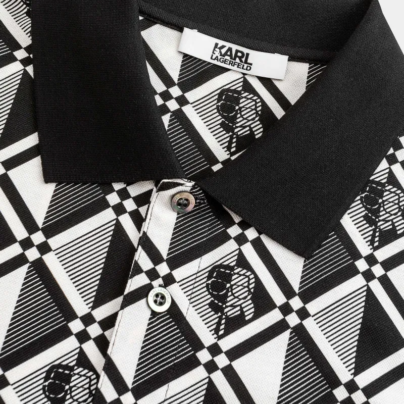 KARL LAGERFELD SS24 Polo Shirt Men's Multicolor-2