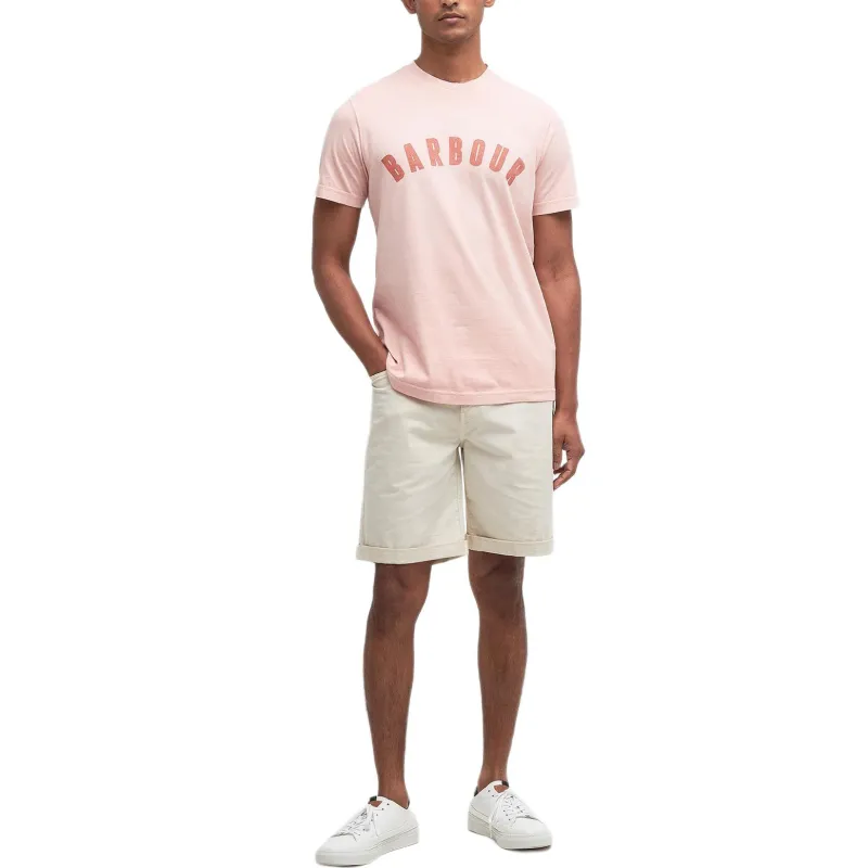 BARBOUR FW24 T-Shirt Men's Pink-1