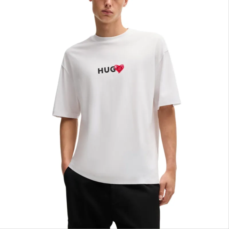 HUGO BOSS Logo print T shirt-3