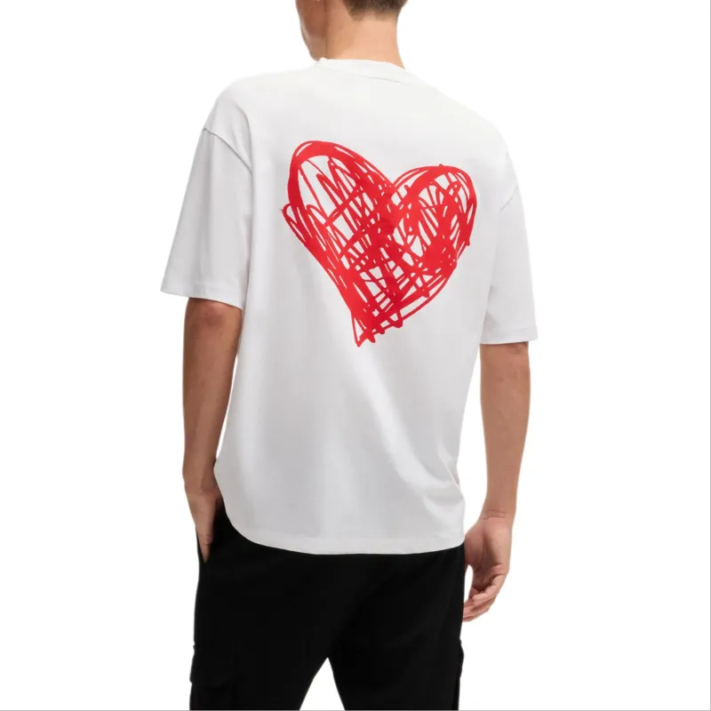 HUGO BOSS Logo print T shirt-5