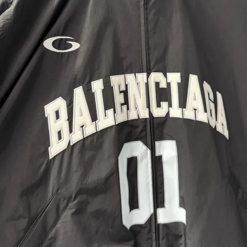 Balenciaga SS25 Jackets Coats Regular Fit Men's Black-2