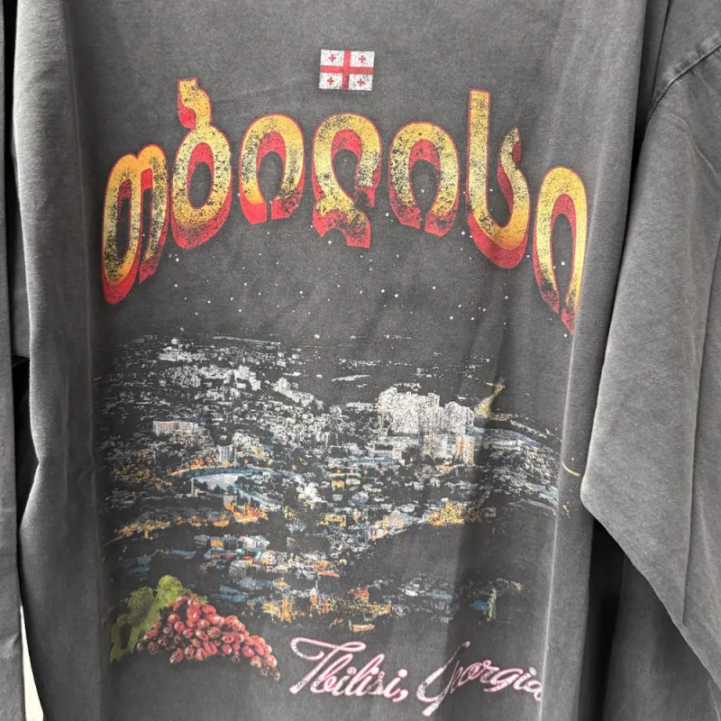 Balenciaga Tbilisi Long Sleeve T Shirt-4