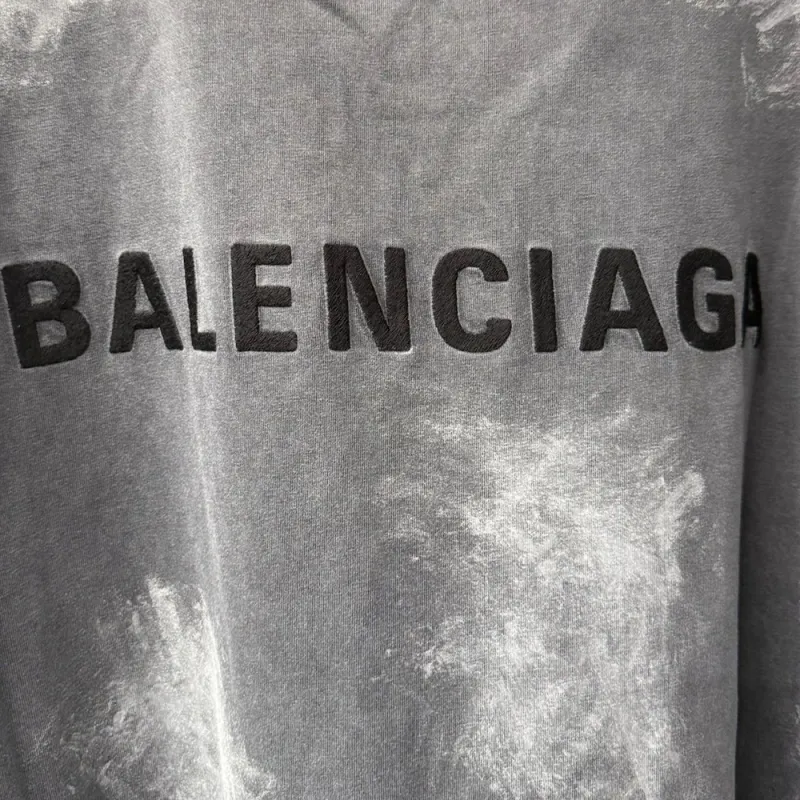 Balenciaga SS25 T Shirt Loose Fit Men's Gray-2
