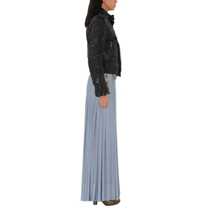 Burberry SS25 Leather Jacket Women's Black-3