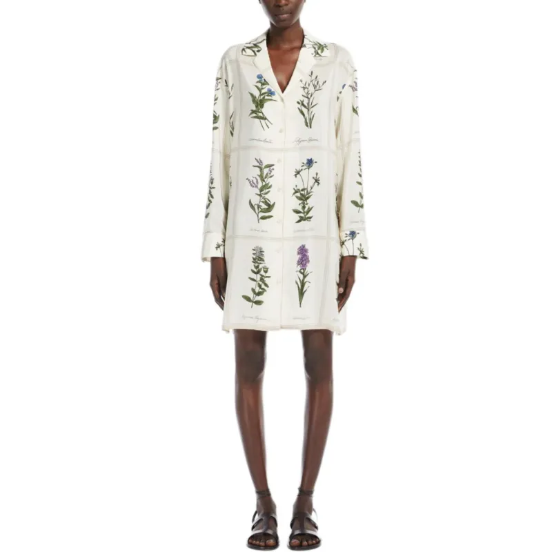 WEEKEND MaxMara Long Sleeved Dresses Women's Ivory-1