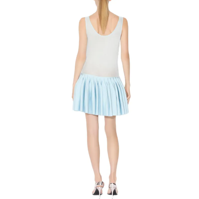 Alaia Knitted Godet Dress-2