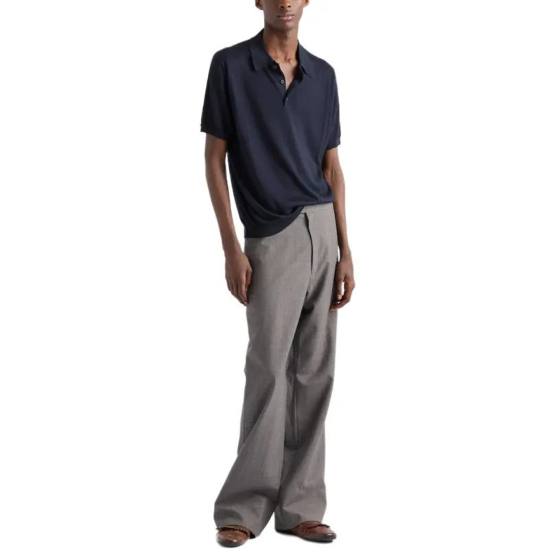 PRADA Knitted Polo Shirt-1