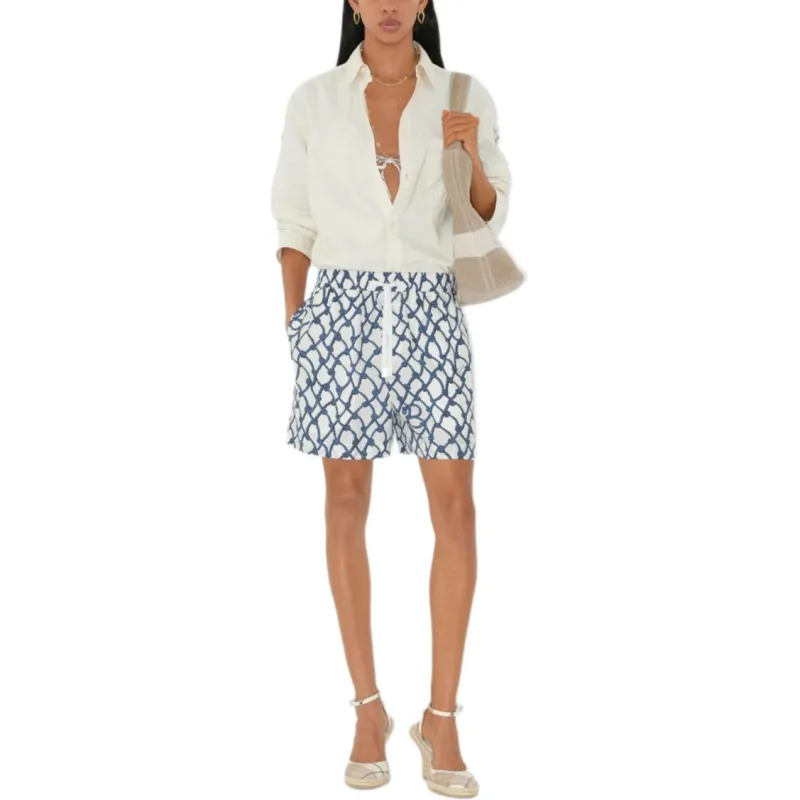 Burberry Knot Silk Shorts-1