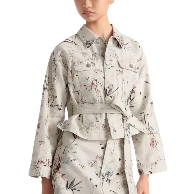 DIOR Denim Jacket Women's Multicolor-4