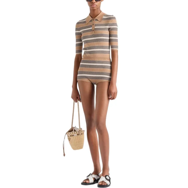 PRADA Casual Shorts Women's Brown-1