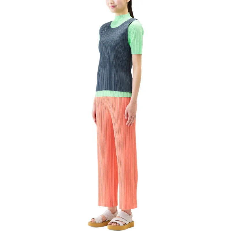 PLEATS PLEASE ISSEY MIYAKE Tank Top Women's Gray-3