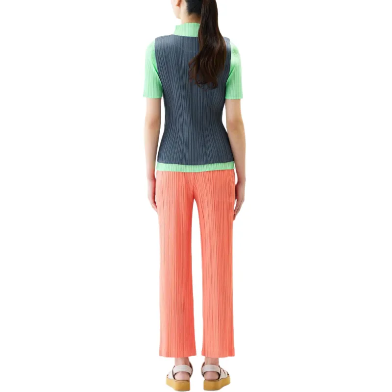 PLEATS PLEASE ISSEY MIYAKE Tank Top Women's Gray-2