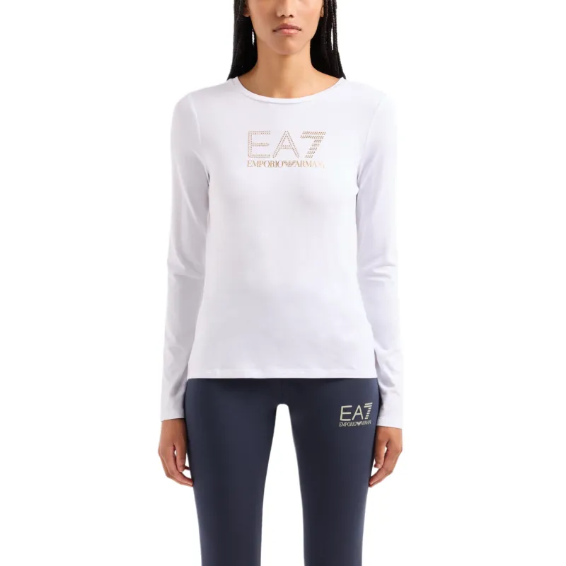 EMPORIO ARMANI EA7 T Shirt Women's White-2
