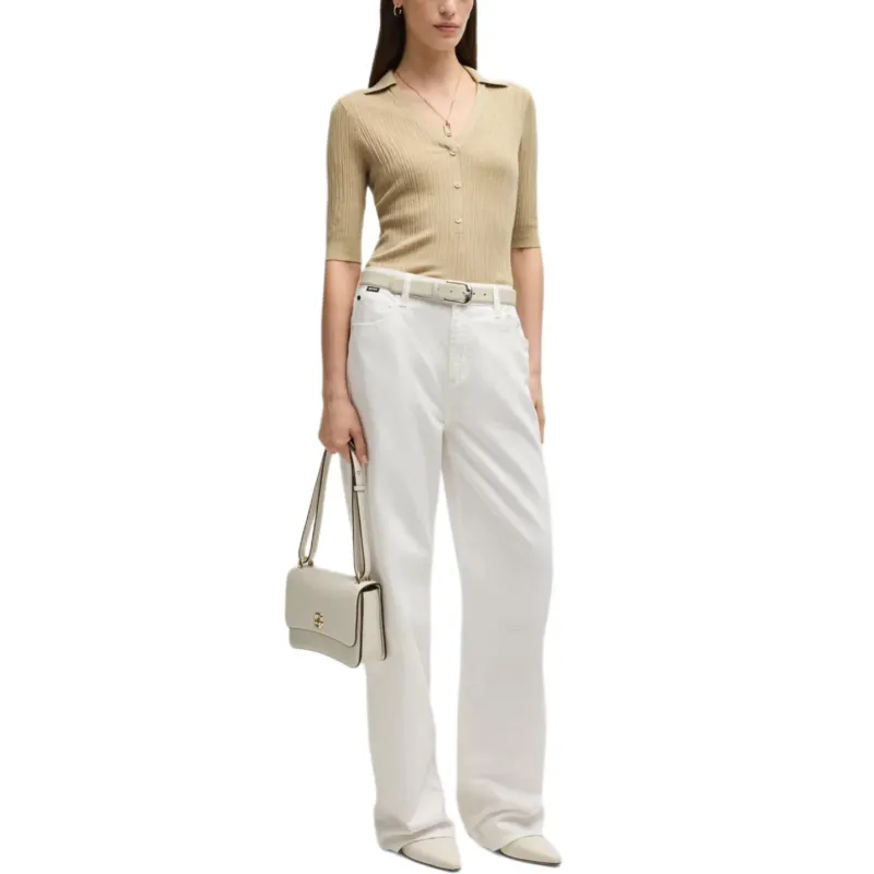 HUGO BOSS Sweater Women's Beige-3