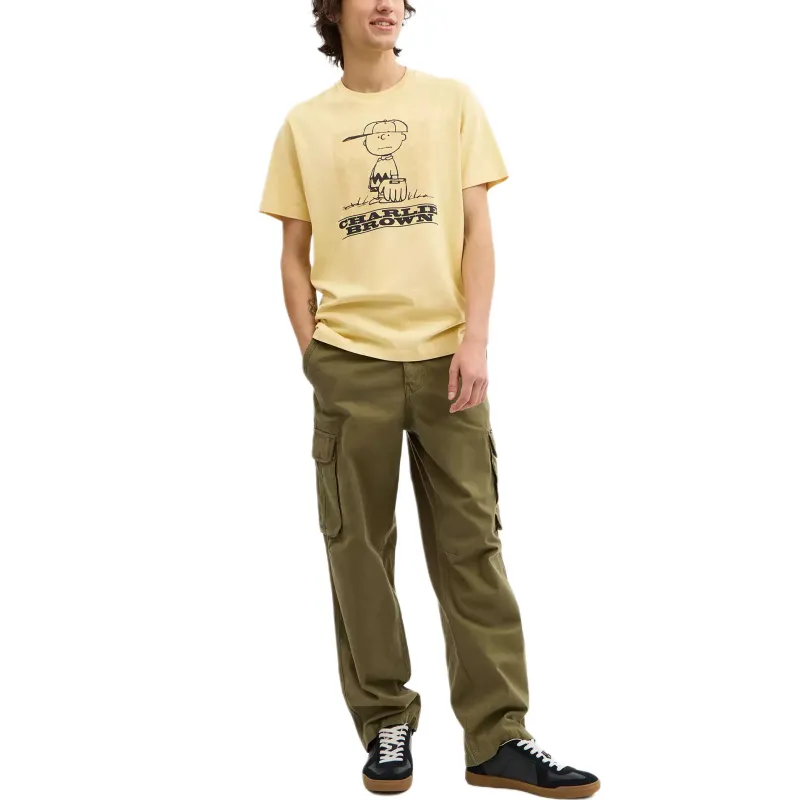 COACH x PEANUTS SS25 T Shirt Men's Yellow-1