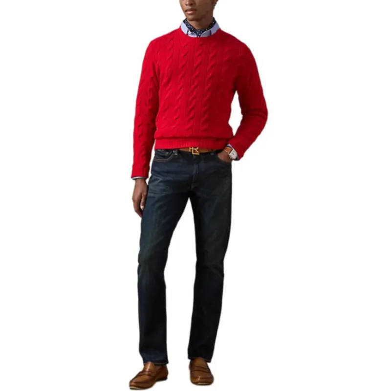 Ralph Lauren Purple Label Cable knit Cashmere Sweater-1