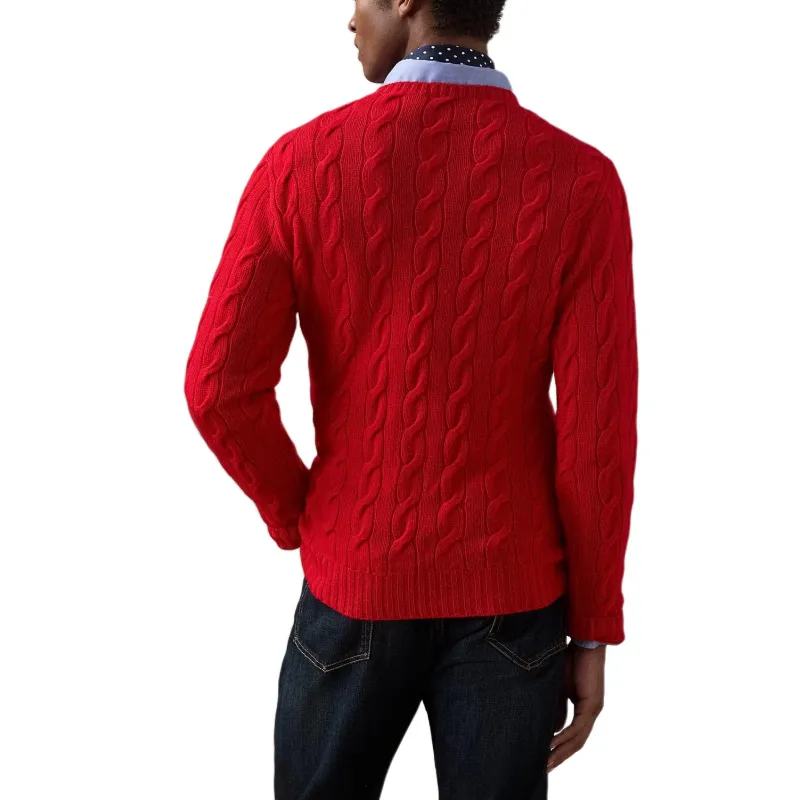 Ralph Lauren Purple Label Cable knit Cashmere Sweater-3
