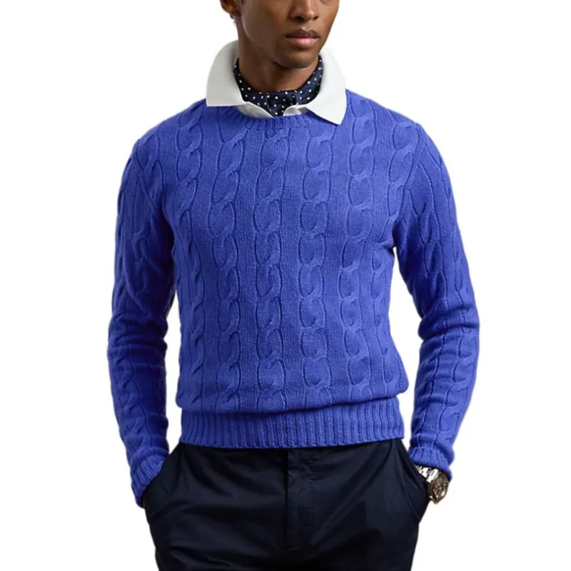 Ralph Lauren Purple Label Cashmere Sweater Men's Blue-3