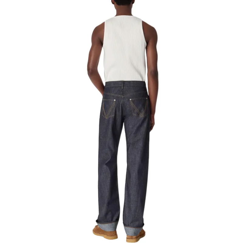 Bottega Veneta SS25 Jeans Men's Indigo-1