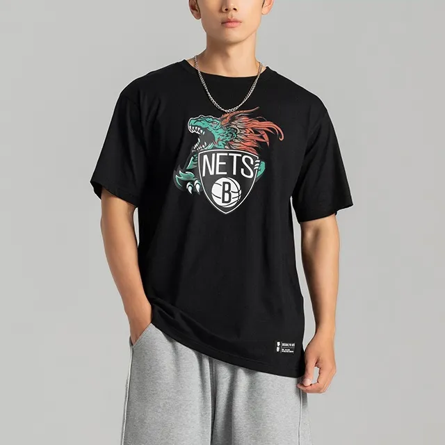 NBA Brooklyn Nets T Shirt Unisex Black-3