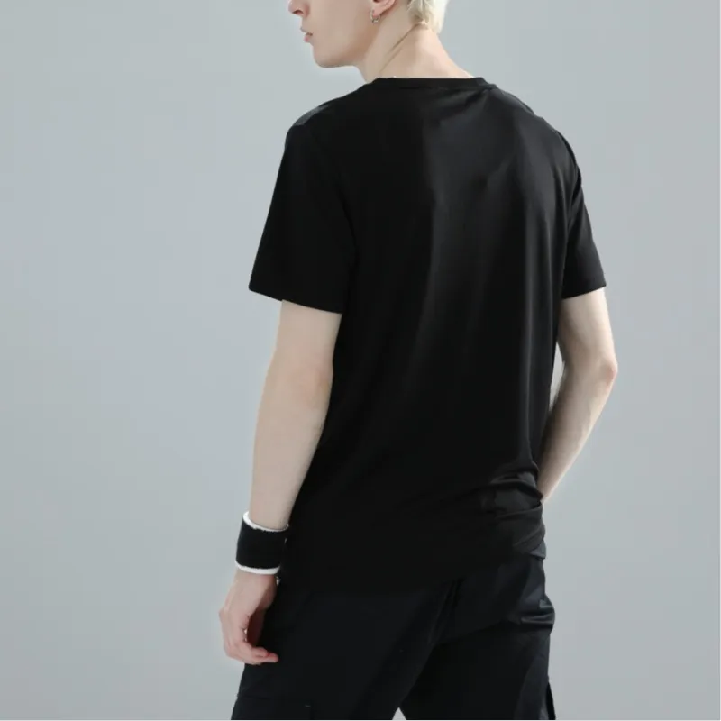 Adidas T Shirt Men's Black/Silver-3