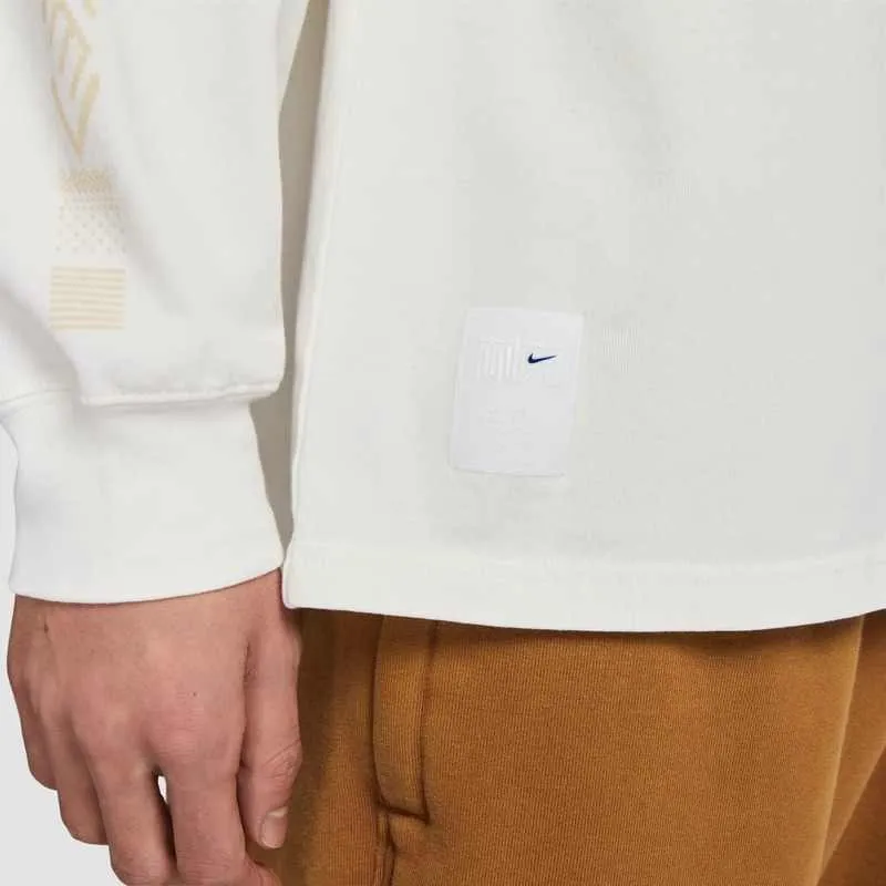 Nike Set-in Sleeve T-Shirt Men's Sail White-4