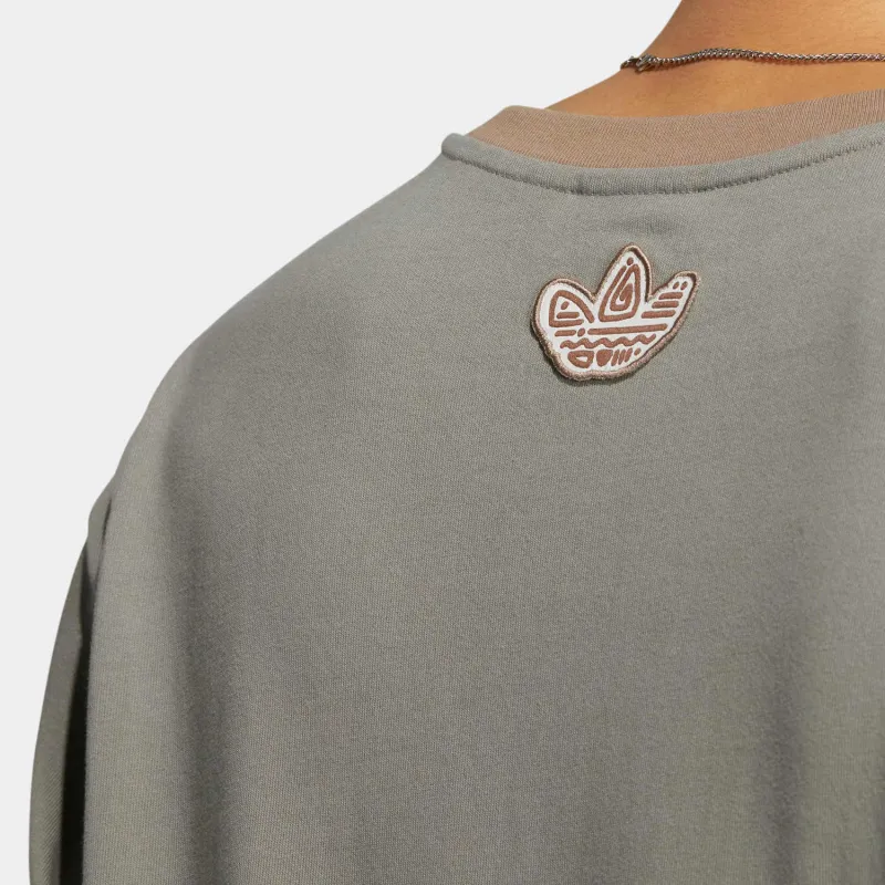 Melting Sadness X Adidas Originals T Shirts Unisex Earth Umber-4