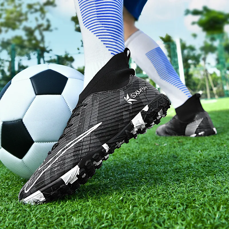 DOUBLE STAR 88 Lightweight And Wear resistant Soccer Shoes Unisex Black-1