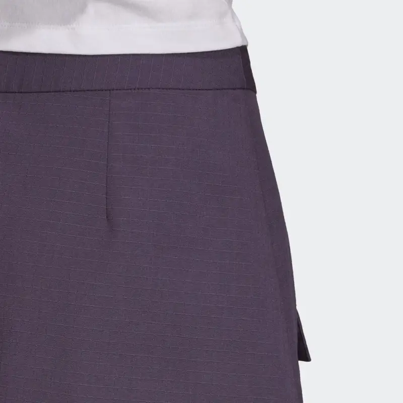 Adidas Originals Casual Short Skirts Women's Purple Gray-4