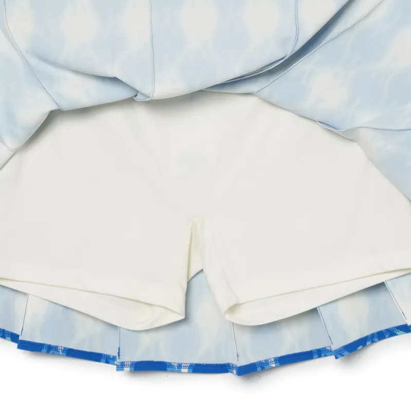 MLB New York Yankees Casual Short Skirts Women's Light Blue-5