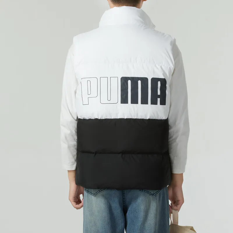 PUMA Vests Men Black White-4