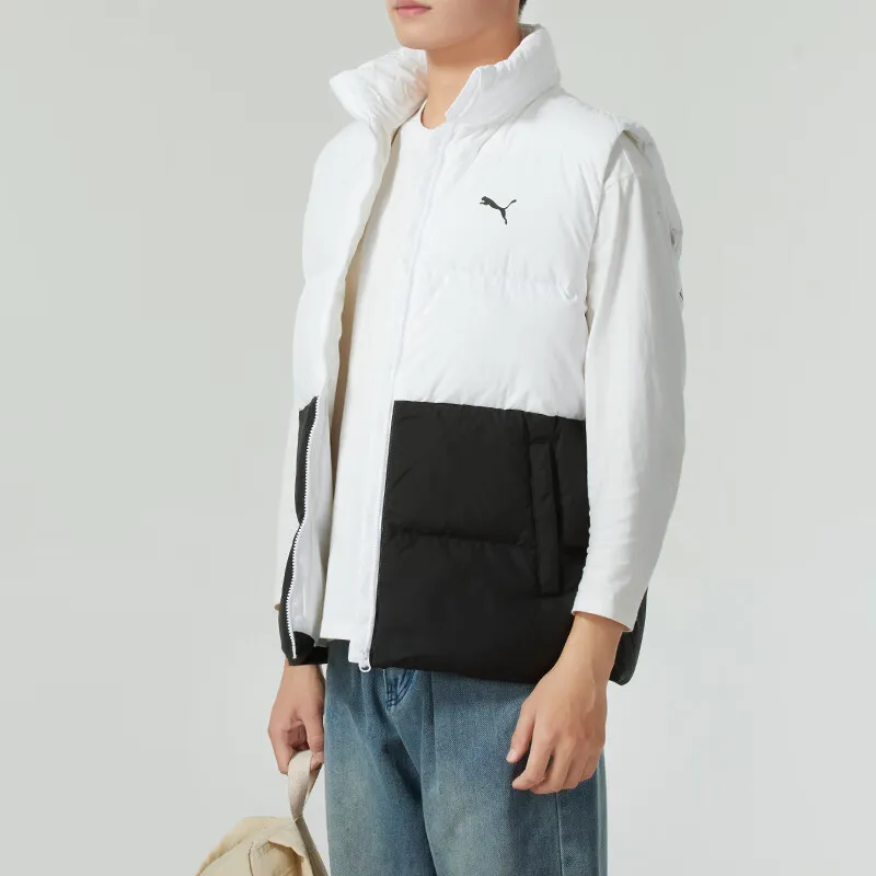 PUMA Vests Men Black White-3