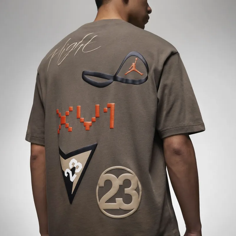 Jordan T Shirts Men Brown-6