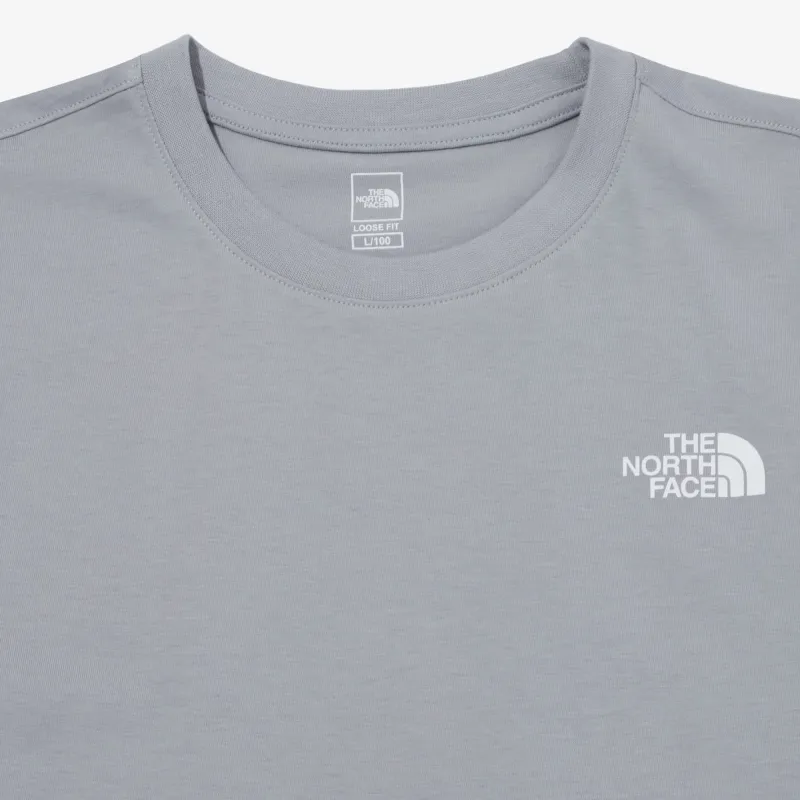 THE NORTH FACE Cashew Flower Collection T Shirt Unisex Light Gray-2