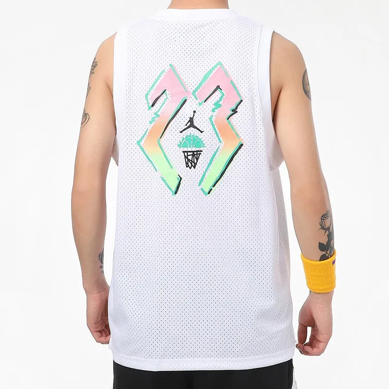 Jordan Tank Tops Men White-4