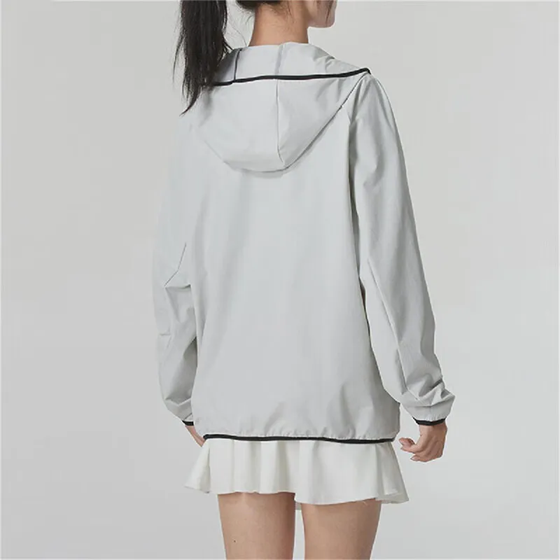 Under Armour Keep Warm From The Wind Windbreaker Jacket Unisex Gray Comes With Necklace-5