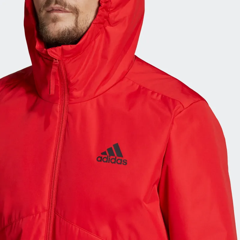 Adidas Puffer Jackets Men Red-4