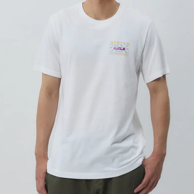 Nike T Shirts Men White-3