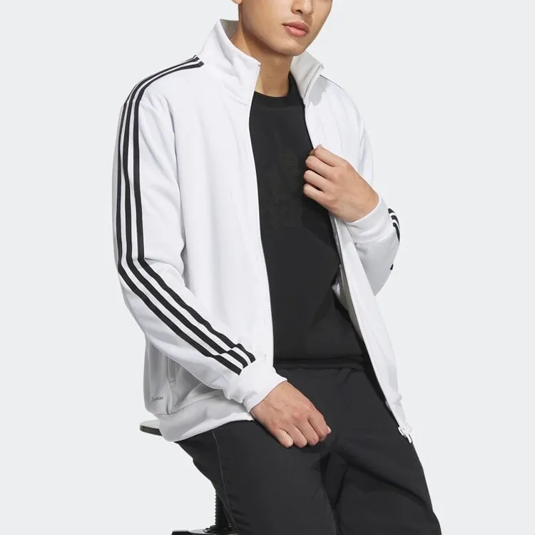 Adidas 3 Stripes Jacket Men's White-2