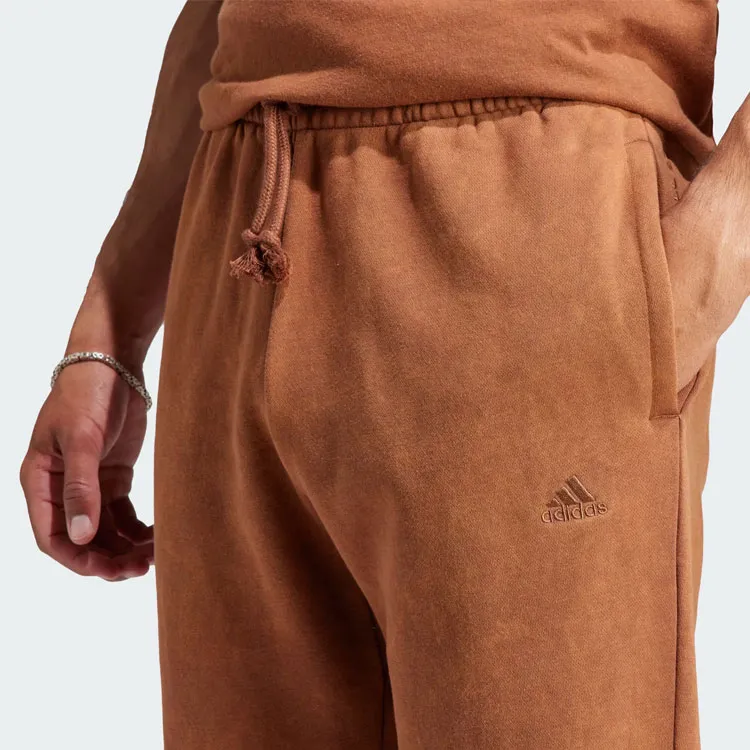 Adidas Knitted Sweatpants Men Brown-4