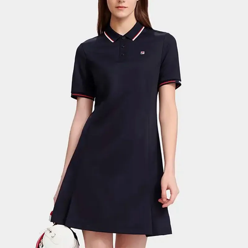 FILA Short Sleeved Dress Women's Legend Blue-2