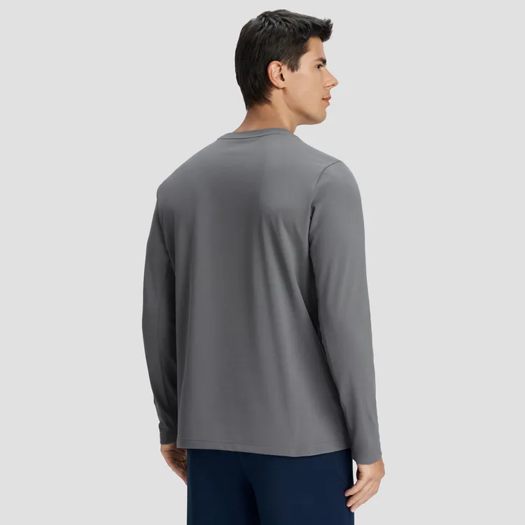 DESCENTE TRAINING Long Sleeved T Shirt Men's-3