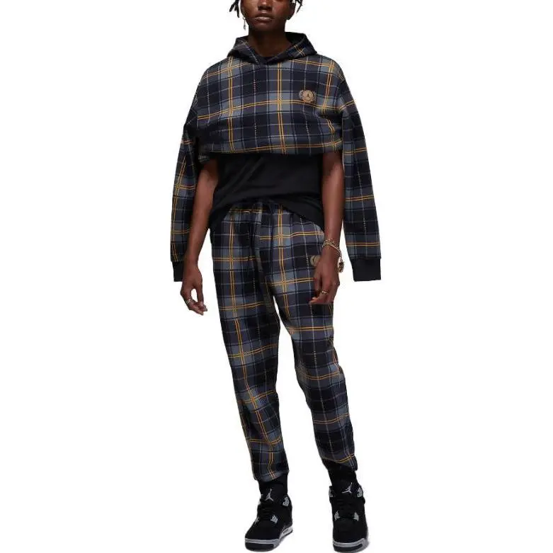 Jordan Fleece Pants Casual Pants Men's Black-1