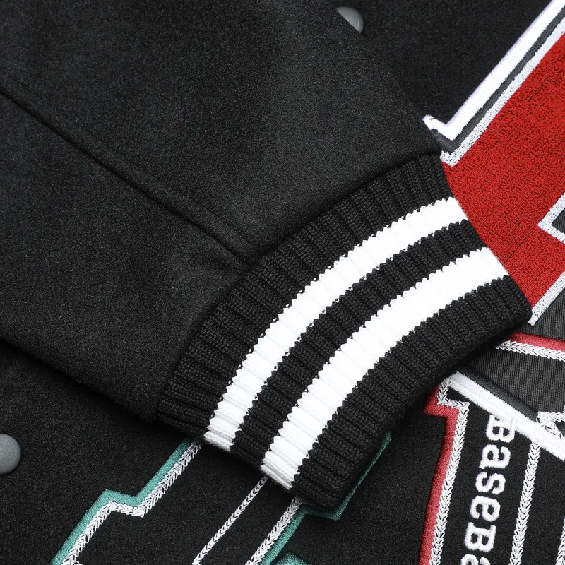 FILA FUSION Baseball Jacket Men's Pitch Black-3