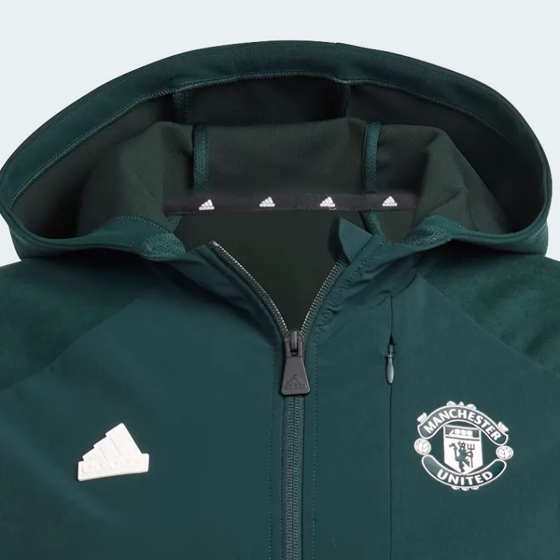 Adidas Manchester United Designed For Gameday Full Zip Hoodie-5
