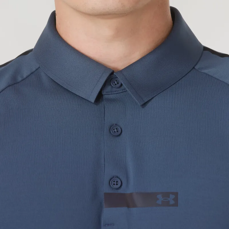 Under Armour RUSH Polo Shirt Men's Downpour Gray-5