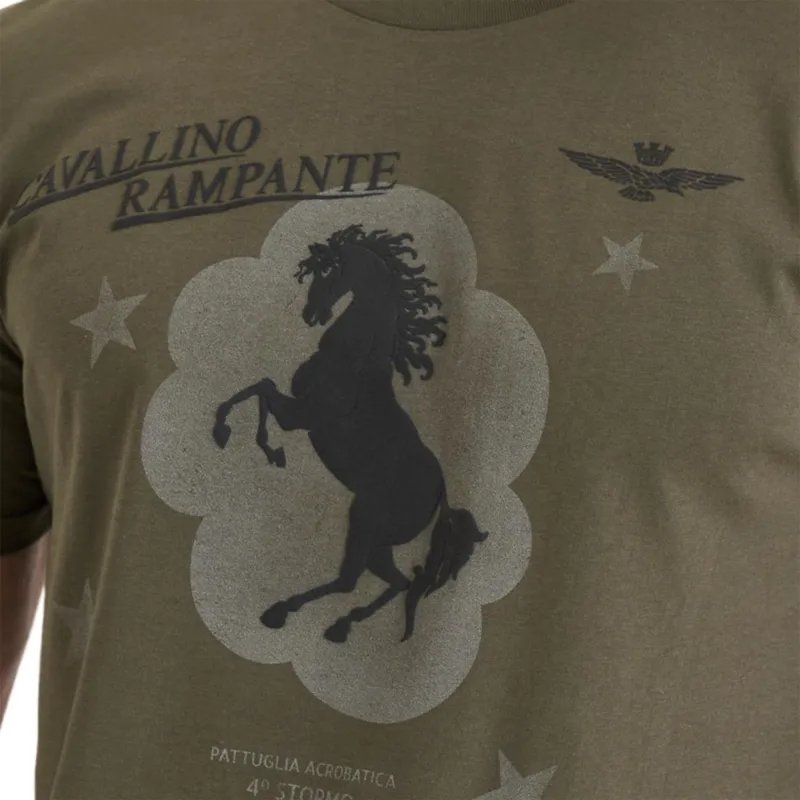 AERONAUTICA MILITARE T-Shirt Men's Army Green-5