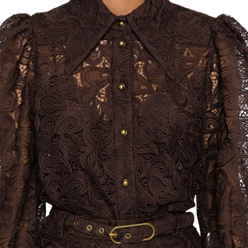 Zimmermann Illustration Lace Blouse-4