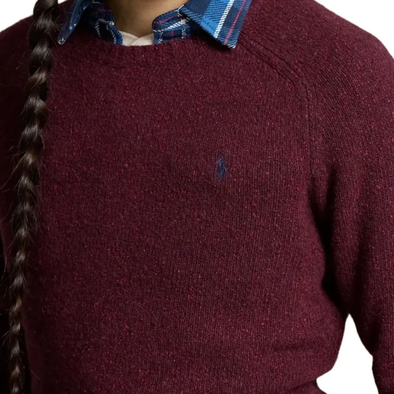 Polo Ralph Lauren FW24 Sweater Men's Burgundy-4