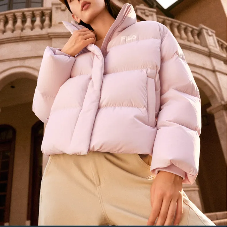 FILA Lifestyle Down Jacket Women's Dark Plum Pink-2